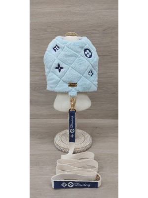 CÓD 1137 - PEITORAL PELÚCIA AZUL