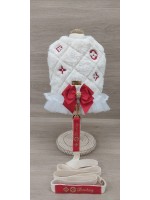 CÓD 1138 - PEITORAL PELÚCIA OFF WHITE