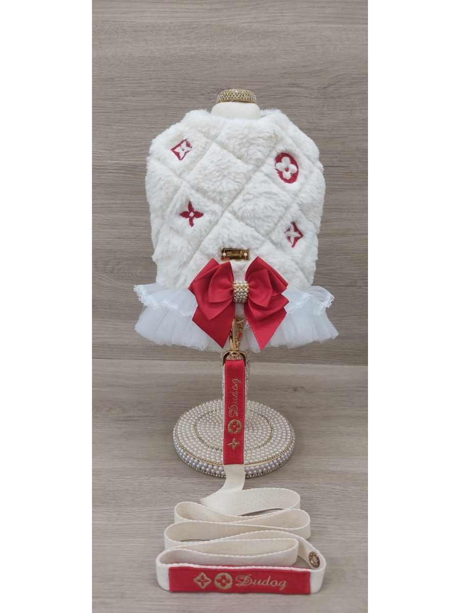 CÓD 1138 - PEITORAL PELÚCIA OFF WHITE