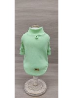 CÓD 1147 - T-SHIRT MANGA LONGA CANELADA VERDE LIMA