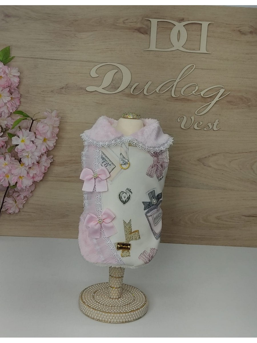 CÓD 1035 - CASACO ROSA/LAÇOS