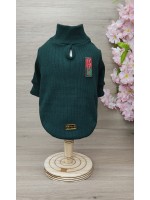 CÓD 1065 - T-SHIRT MANGA LONGA CANELADA VERDE