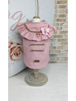 CÓD 0957 - CASACO DELICATE VELUDO ROSE