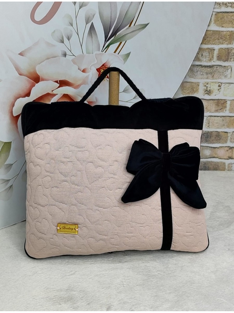 CÓD 0960 - MANTA SALMÃO/PRETA