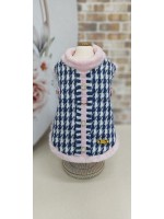 CÓD 0940 - CASACO DELICATE TWEED AZUL/FÊMEA