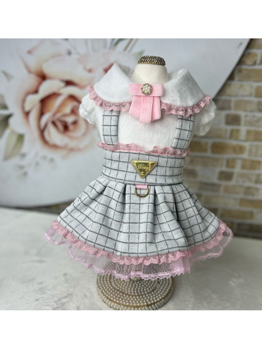 CÓD 0916 - JARDINEIRA DELICATE MESCLA/BRANCA