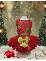 CÓD N108 - VESTIDO NATAL ÁRVORE