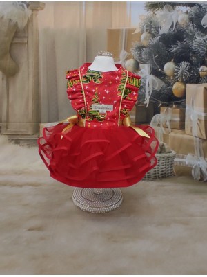 CÓD N138 - VESTIDO NOITE FELIZ ÁRVORES