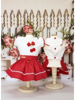 CÓD 0863 - VESTIDO CEREJINHA/VERMELHO