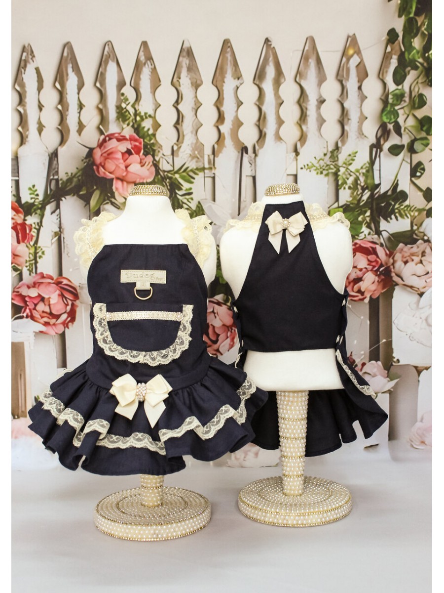 CÓD 0866 - VESTIDO LACE AZUL