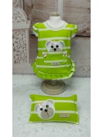 CÓD 0839 - CAMISOLA LISTRA VERDE