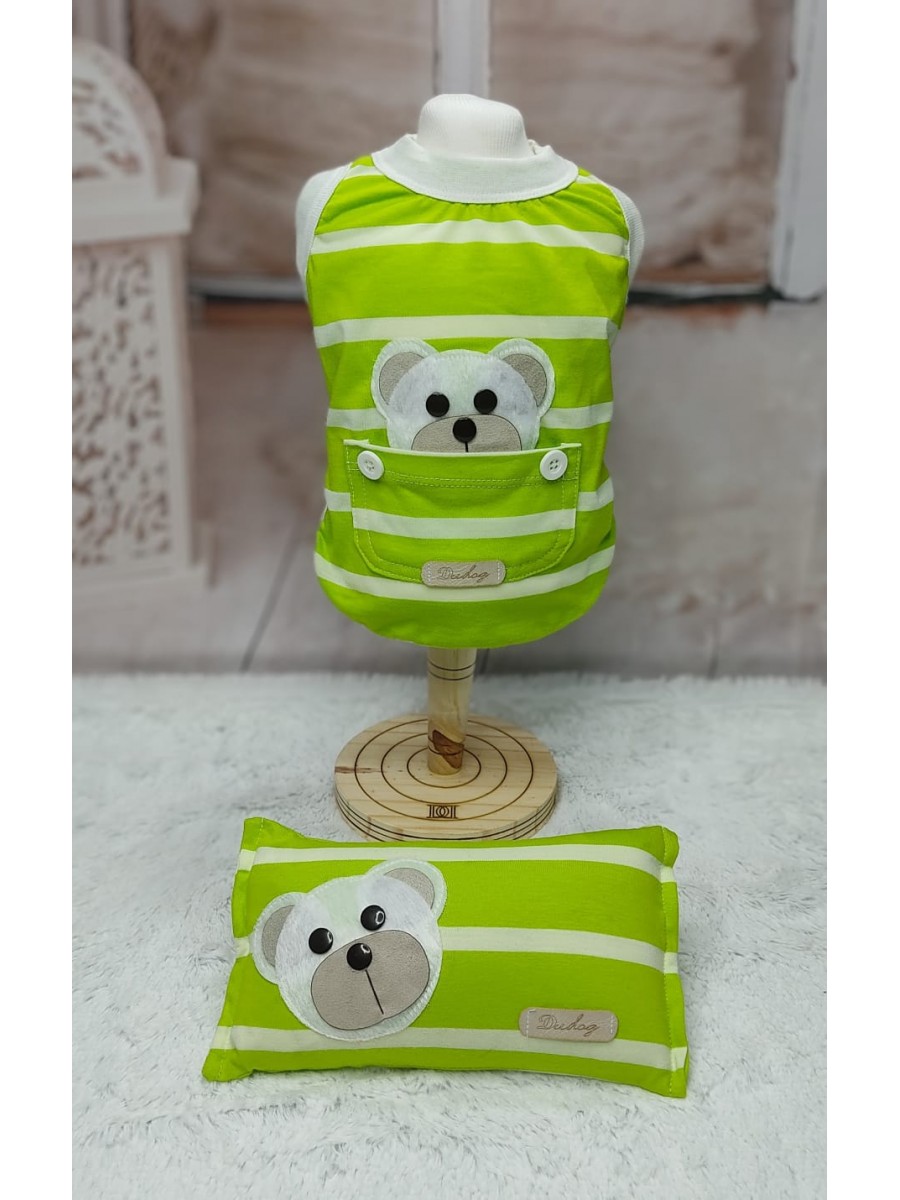 CÓD 0854 - REGATA VERDE LISTRA