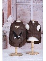 CÓD 0331 - JAQUETA ÁGUIA MARROM