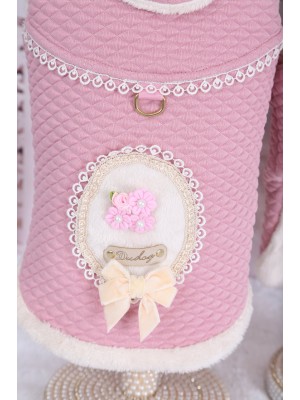 CÓD 0824 - CASACO MATELASSE ROSE