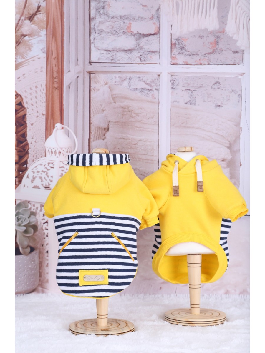 CÓD 0835 - MOLETOM AMARELO/ZIPPER