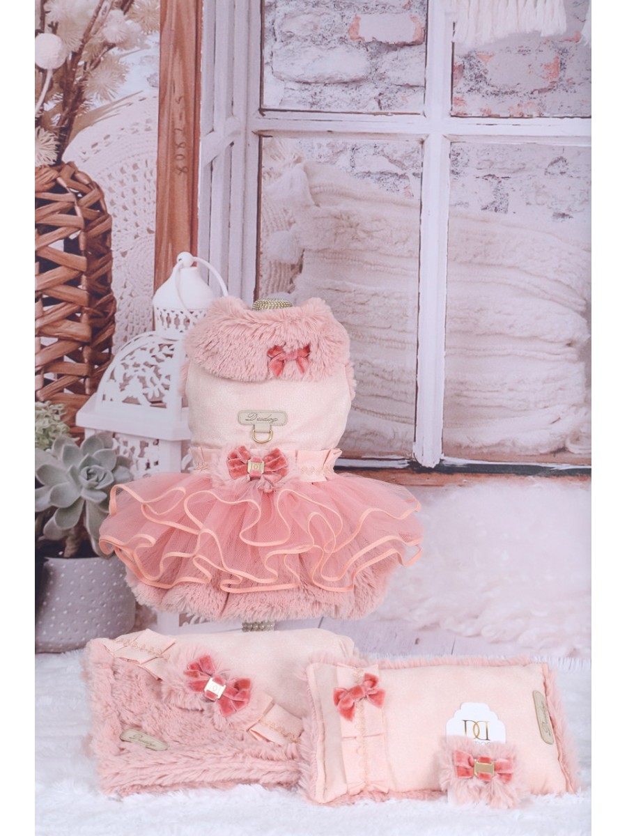 CÓD M812 - MANTA COM ALMOFADA ALGODÃO DOCE ROSE