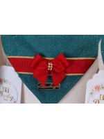 CÓD N125 - BANDANA VERDE GLAMOUR FÊMEA