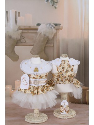 CÓD N128 - VESTIDO NOEL TEDDY