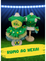 CÓD BR002 - VESTIDO BRASIL VERDE