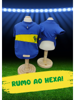 CÓD BR007 - T-SHIRT BRASIL AZUL