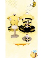 CÓD F026 - VESTIDO ABELHINHA