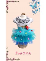 CÓD F032 - VESTIDO FLOWERS/BUTTERFLY