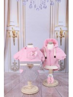 CÓD 0776 - MOLETOM SPORT ROSA E MESCLA