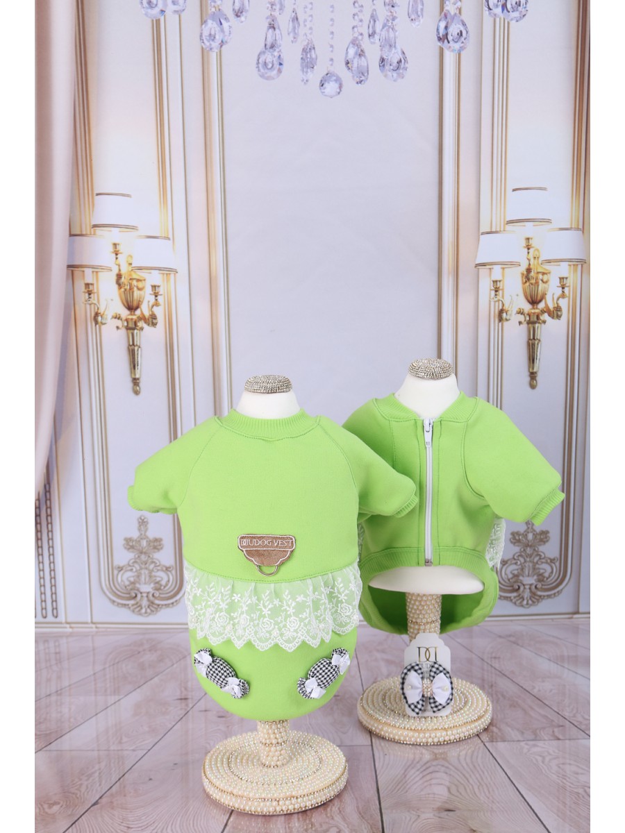 CÓD 0782 - MOLETOM VERDE BALAS