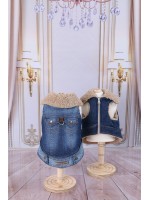 CÓD 0762 - JAQUETA JEANS BOLSOS