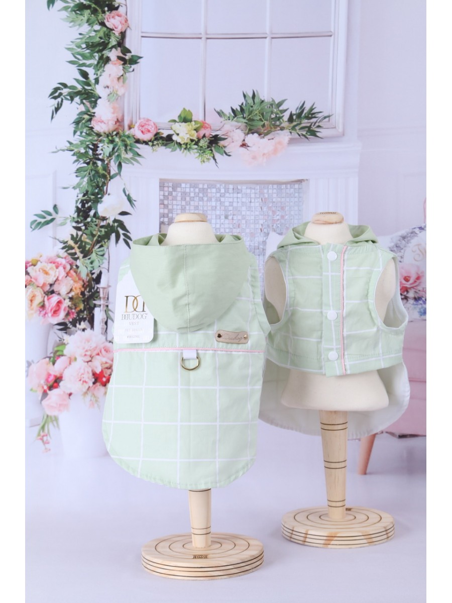 CÓD 0656 - CAMISA GRID MENTA