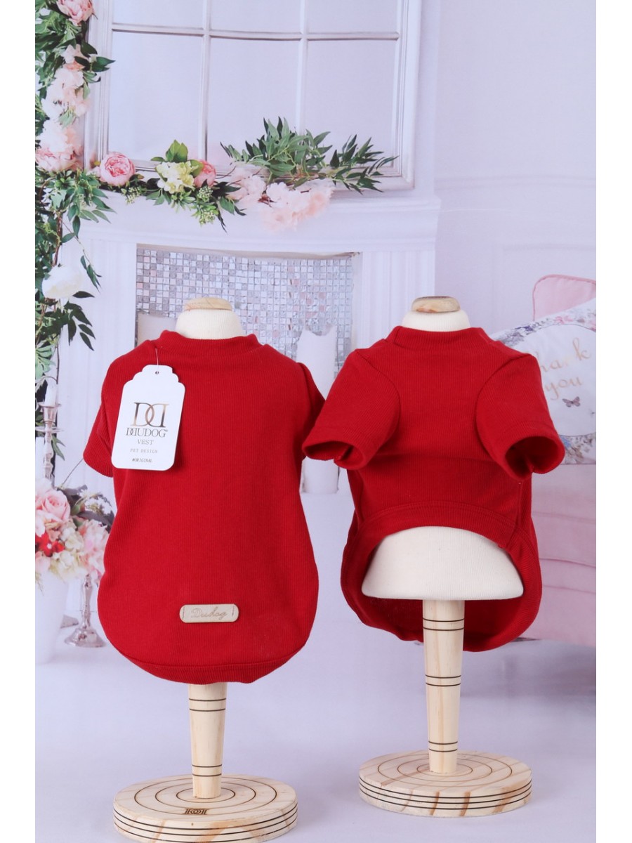 CÓD 0663 - T-SHIRT VERMELHA