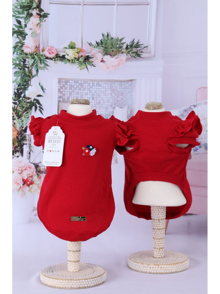 CÓD 0667 - BABY LOOK VERMELHA