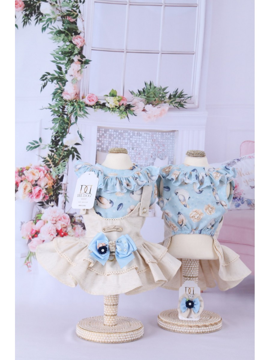 CÓD 0674 - JARDINEIRA PÁSSAROS / LINHO