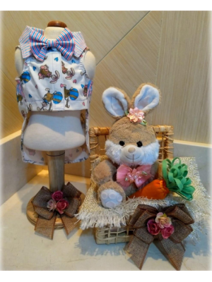 CÓD P001 - CAMISA PÁSCOA/LISTRA AZUL